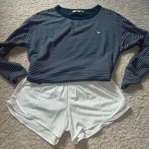 Vineyard Vines Navy white striped crewneck sweatshirt South Carolina Medium